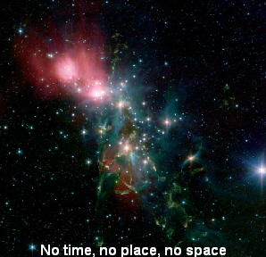 No time no place no space